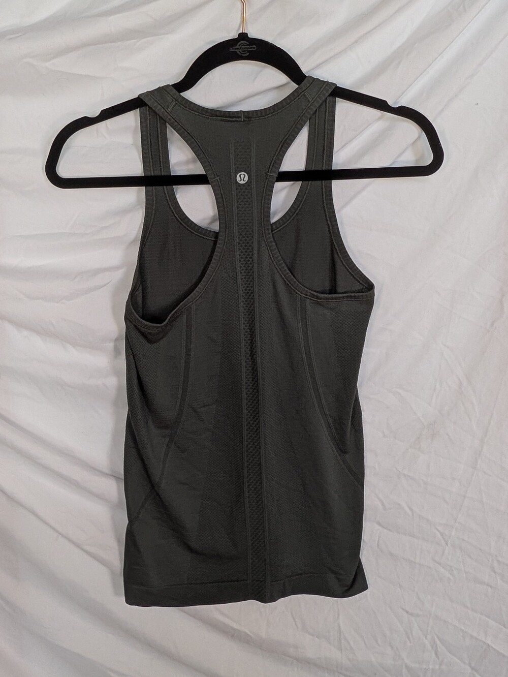 lululemon athletica Charcoal Gray Racerback Tank